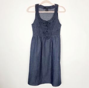 Calvin Klein Jeans Smocked Denim Dress